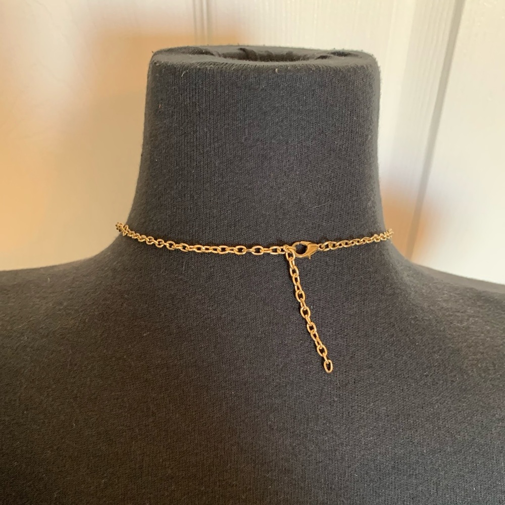 Pink Triangle Necklace - Picture 2 of 2